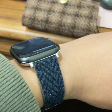 アップルウォッチバンド Apple Watch バンド オリジナルデザイン 英国製です 手縫い 本革 天然草木染め