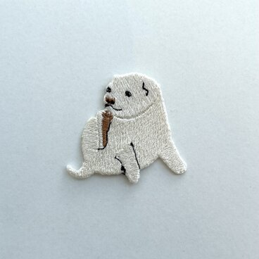 刺繍ワッペン■円山応挙 子犬■カキカキ