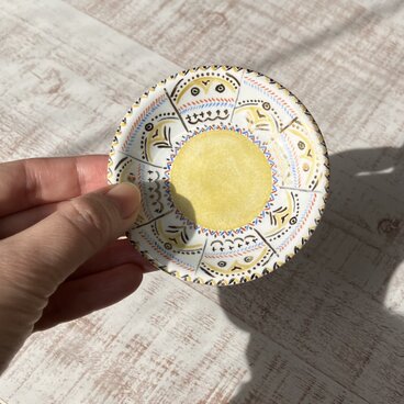 ARABIA＊北欧／明るいイエローのかわいい豆皿／ミニプレート