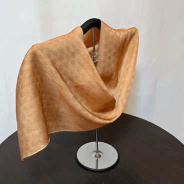 柿渋染めシルクストール　K25116