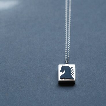 黒馬 ネックレス シルバー925 メンズ ユニセックス