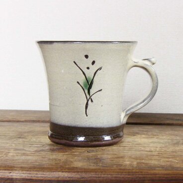 野花マグカップ（二彩）