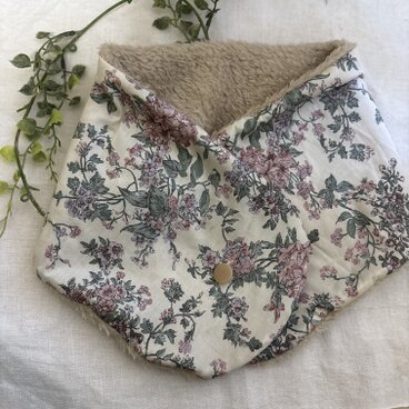ハンドメイド☆ネックウォーマーリバティセリーヌピンク