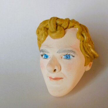 ７cmドールボディのヘッド