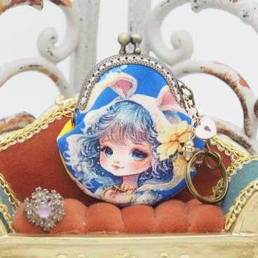 「Honey Baby 3」がま口バッグチャーム（口金5センチ)