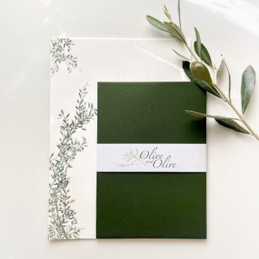 オリーブの便せん　Olive & Olive　〜green breeze