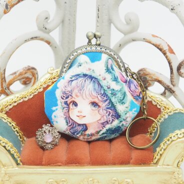 「Honey Baby 5」がま口バッグチャーム（口金5センチ)のコピーのコピー