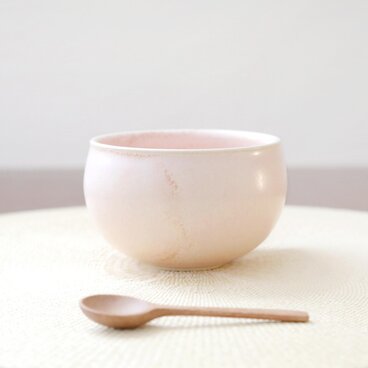 桜花窯変釉のお湯のみ 高温焼成