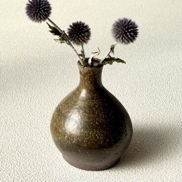 穴窯焼き締め 一輪挿し s-ys-6