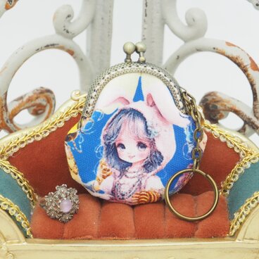 「Honey Baby 6」がま口バッグチャーム（口金5センチ)