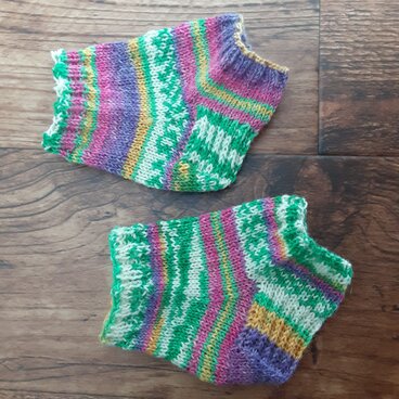 opal毛糸就寝用靴下