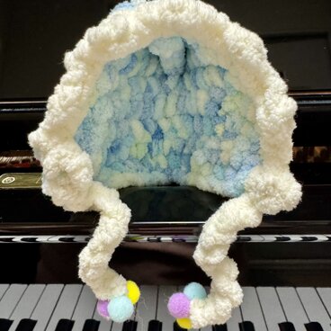 うさぎさん用ニット帽小さめサイズ