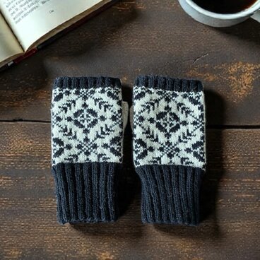 北欧アームウォーマー/シェットランドウール