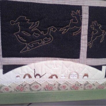 ★オリジナルの手作り額：夢見るクリスマスOriginal Handmade Frame: Dreaming 8,000円