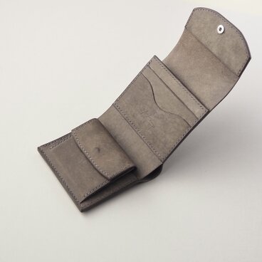 三つ折り財布/イタリアンレザー/【受注製作】