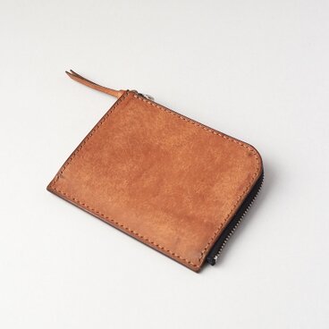 Ｌ字ファスナー財布/コンパクト財布/イタリアンレザー/【受注製作】