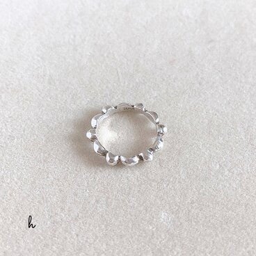 すり出しシルバーリング｜指先に溶け込む静かな輝き（12号）