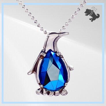 ぽんぽこペンギン シルバーネックレス ペンギン ぺんぎん 動物 アニマル ペット シルバーアクセサリー シルバー925