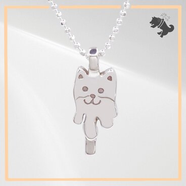 とろける犬 アイス シルバーネックレス いぬ イヌ 犬 ドッグ 動物 小動物  アニマル ペット シルバーアクセサリー