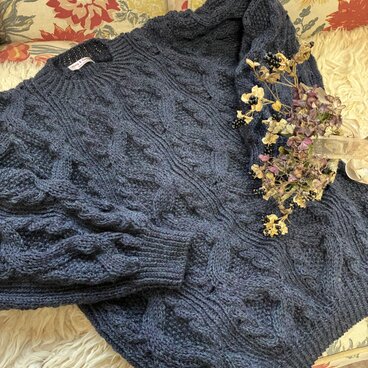 アラン諸島の光　セーター