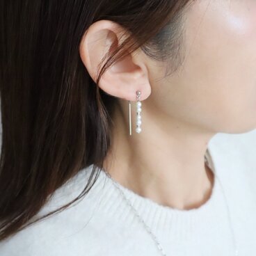 ベビーパール 2wayピアス/イヤリング