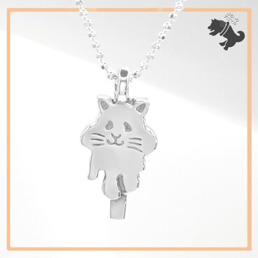 とろけるハムスターアイス シルバーネックレス ハムスター キンクマ ネズミ 動物 小動物 アニマル ペット アクセ 箱