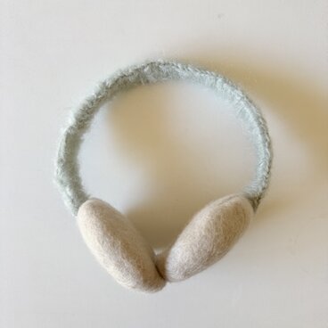 フエルトのイアーマフ　ライ麦