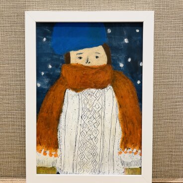 アラン柄のセーター