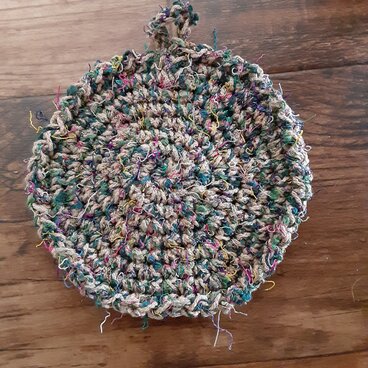 かぎ針編みのポットマット