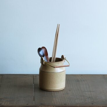 カトラリースタンド黄1