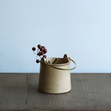 カトラリースタンド黄2