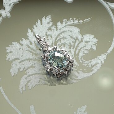 SV　アクアマリン　ペンダント＜ヘッドのみ＞