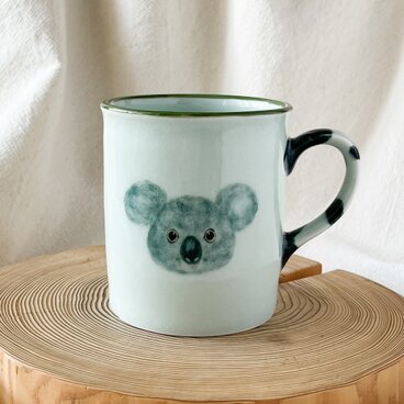 チコロット❤️すべて手描き❤️染付け❤️マグ❤️マグカップ❤️軽い❤️可愛い❤️コアラ