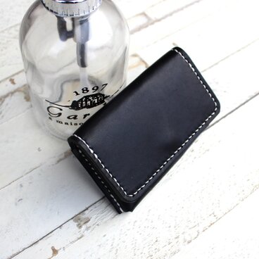 【名入れ無料】本革名刺入れ　ブラック