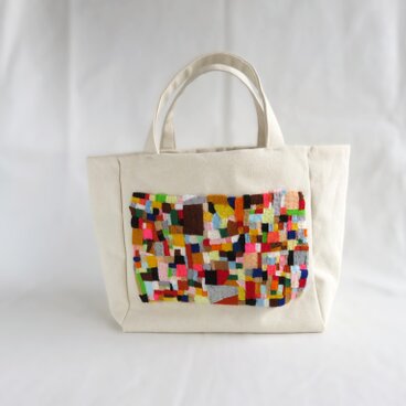 倉敷帆布のトートバッグ　石畳