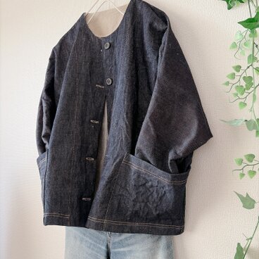 デニムドルマンジャケット