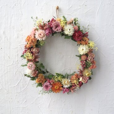 (再販2）Spring  Wreath（風の通り道）