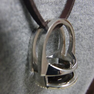 スモーキークォーツペンダント、たまに指輪