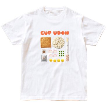 『カップうどん』　半袖Tシャツ　メンズ　レディース　カラーバリエーション