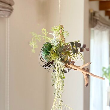 Flying Ornament ― 立体のバランス（流木・アーティフィシャル）