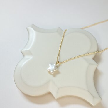 お星さまパール　ペンダントネックレス