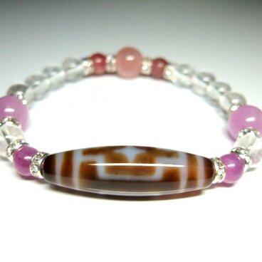 平安十字佛天珠/カンチェンジュンガ水晶