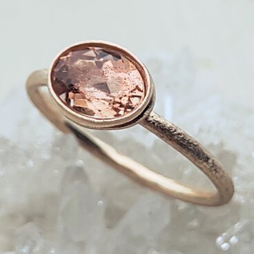 陽光の指輪＊oregon sun stone＊K10 ring