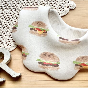 新作★ハンバーガー★オーガニック★ふわふわニットスタイ