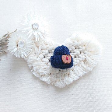 ★ニット帽ブローチ★
