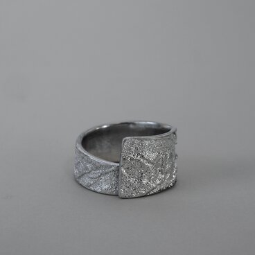 皺景（Syōkei）｜錫リング 15mm テーパータイプ