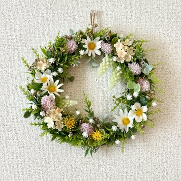 清楚なマーガレットのリース