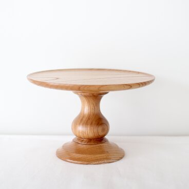 木のコンポート皿　Keyaki