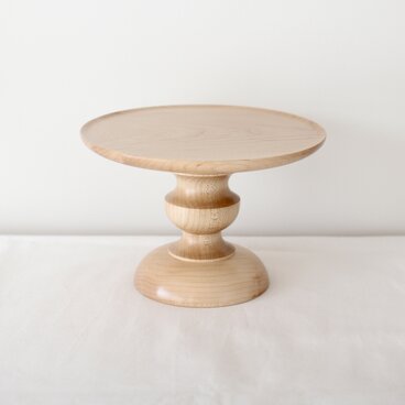 木のコンポート皿　Maple