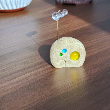 お家とガラスの雲